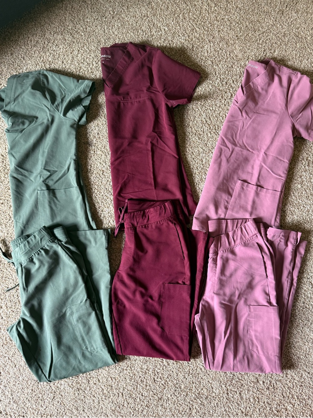 Mandala Scrubs Set